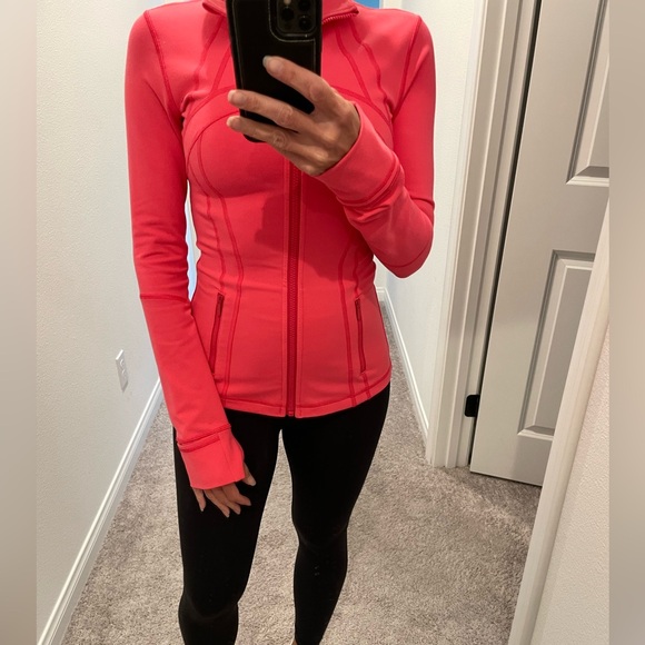 Lululemon define jacket in a size 4 in the color boom juice. - Picture 4 of 6